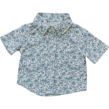 Load image into Gallery viewer, Palm Tree Linen Button Up Shirt