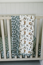 Load image into Gallery viewer, Southwest Aztec Muslin Crib Sheet