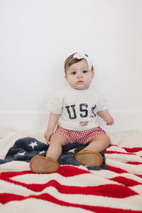 American Flag Plush Blanket