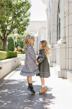 Load image into Gallery viewer, Tulip Smocked Peter Pan Collar Dress