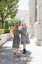 Load image into Gallery viewer, Tulip Smocked Peter Pan Collar Dress