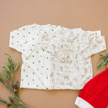 Load image into Gallery viewer, Tiny Trees Ribbed Bamboo Zippy Romper