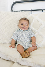 Load image into Gallery viewer, Palm Tree Linen Button Up Shirt
