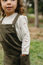 Load image into Gallery viewer, Cherry Pointelle Long Sleeve Tee