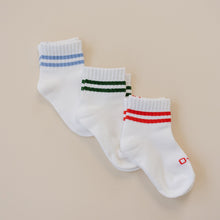 Load image into Gallery viewer, Crew Socks Striped 3 Pack