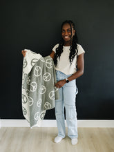 Load image into Gallery viewer, Peace Plush Blanket