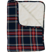 Load image into Gallery viewer, Christmas Plaid Bamboo Fleece Quilt