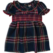 Load image into Gallery viewer, Christmas Plaid Smocked Dress