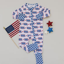 Load image into Gallery viewer, Bamboo Zip Romper  | USA