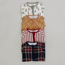 Load image into Gallery viewer, Gingerbread Bamboo Zipper