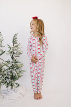 Load image into Gallery viewer, Bamboo Two Piece Set | Retro Candy Cane