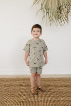 Load image into Gallery viewer, Palm Tree Button Short Set