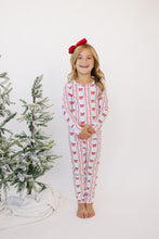 Load image into Gallery viewer, Bamboo Two Piece Set | Retro Candy Cane