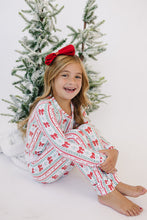 Load image into Gallery viewer, Bamboo Two Piece Set | Retro Candy Cane