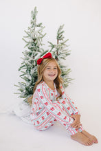 Load image into Gallery viewer, Bamboo Two Piece Set | Retro Candy Cane