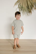 Load image into Gallery viewer, Heather Grey Hooded Tee