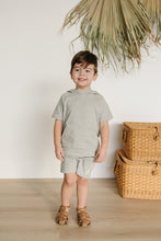 Load image into Gallery viewer, Heather Grey Hooded Tee