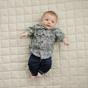 Paisley Button Up Shirt