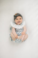 Load image into Gallery viewer, Blue Blossom Bubble Romper