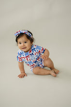 Load image into Gallery viewer, Bamboo Shorts Set | Red-White &amp; Bows