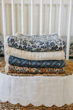 Load image into Gallery viewer, Liberty Floral + Coastal Plaid Lace Muslin Quilt