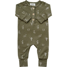 Load image into Gallery viewer, Nashville Long Sleeve Button Romper