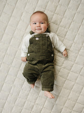 Load image into Gallery viewer, Green Corduroy Overalls