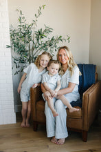 Load image into Gallery viewer, Light Blue Gingham Short Pajama Set