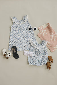 Blue Blossom Bubble Romper