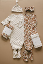 Load image into Gallery viewer, Cream Magnolia Bamboo Stretch Swaddle