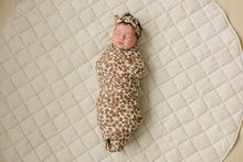 Load image into Gallery viewer, Cream Magnolia Bamboo Stretch Swaddle