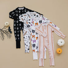 Load image into Gallery viewer, Bamboo Zip Romper | Boho Daisy