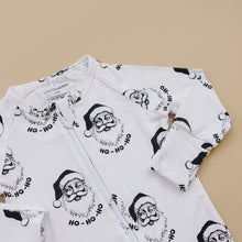 Load image into Gallery viewer, Bamboo Zip Romper | Cool Santa