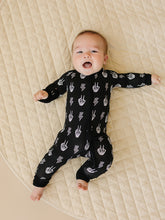 Load image into Gallery viewer, Bamboo Zip Romper | Skelly Vibes