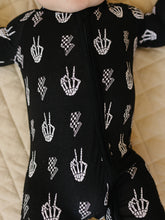Load image into Gallery viewer, Bamboo Zip Romper | Skelly Vibes
