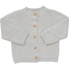 Load image into Gallery viewer, Oatmeal Knit Button Down Cardigan