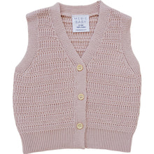 Load image into Gallery viewer, Pink Knit Button Down Vest