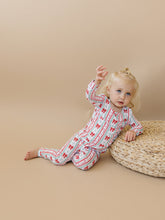 Load image into Gallery viewer, Bamboo Two Piece Set | Retro Candy Cane