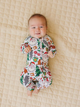 Load image into Gallery viewer, Bamboo Zip Romper | Christmas Vibes