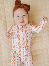 Load image into Gallery viewer, Bamboo Zip Romper | Boho Daisy