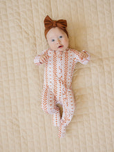 Load image into Gallery viewer, Bamboo Zip Romper | Boho Daisy