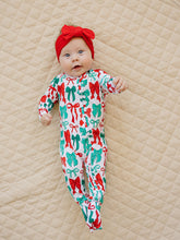 Load image into Gallery viewer, Bamboo Zip Romper | Merry Bows