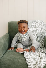 Load image into Gallery viewer, Forrest + Green Stripes Muslin Quilt