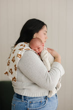 Load image into Gallery viewer, Teddy Bear Muslin Burp Cloth