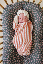 Load image into Gallery viewer, Pink Stripes Muslin Swaddle Blanket