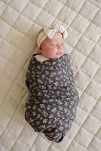 Load image into Gallery viewer, Olive Bloom Muslin Swaddle Blanket