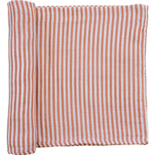 Load image into Gallery viewer, Pink Stripes Muslin Swaddle Blanket