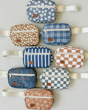 Load image into Gallery viewer, Navy Stripe Mini Fanny Pack