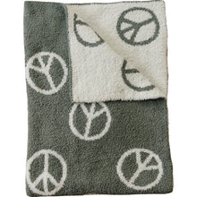 Load image into Gallery viewer, Peace Plush Blanket