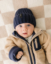 Load image into Gallery viewer, Navy Chunky Knit Beanie